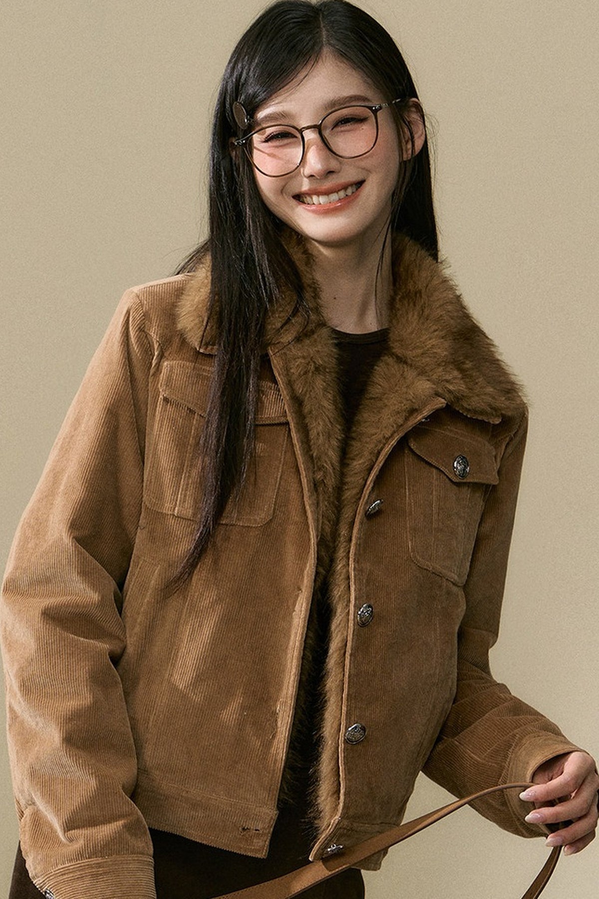 Brown Corduroy Jacket and Pants Set-Up