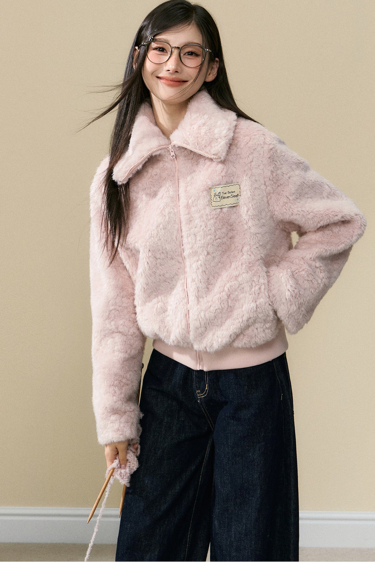 Warm Plush Jacket and Pants Set-Up