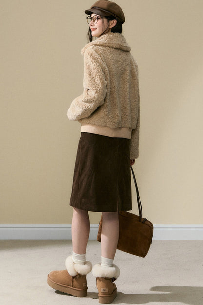 Warm Plush Jacket and Pants Set-Up