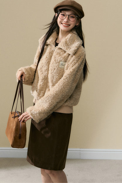 Warm Plush Jacket and Pants Set-Up