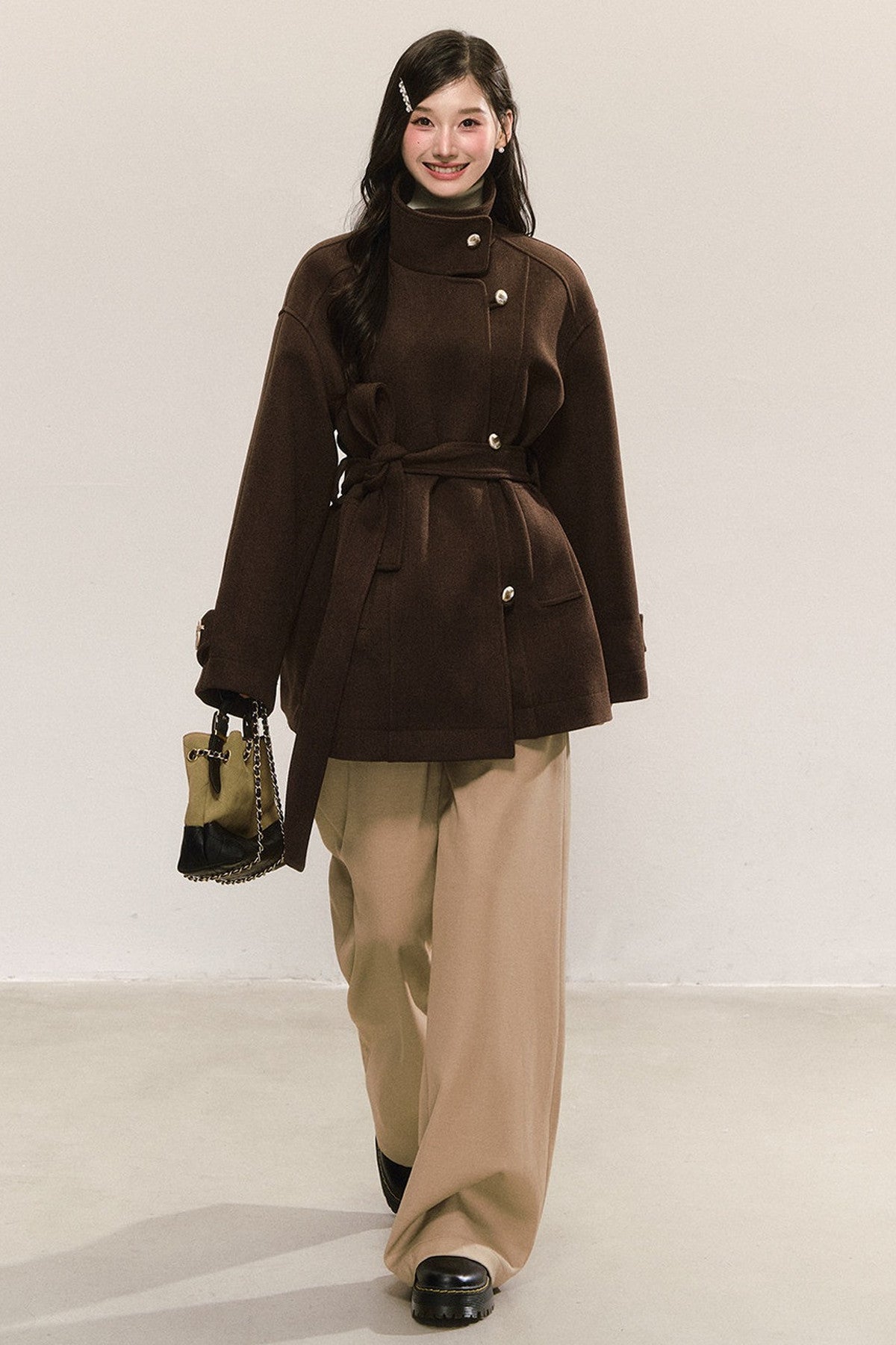 Versatile Straight-Leg Long Pants