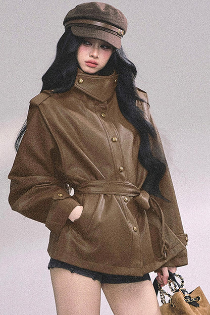 American 쿨 가죽 재킷