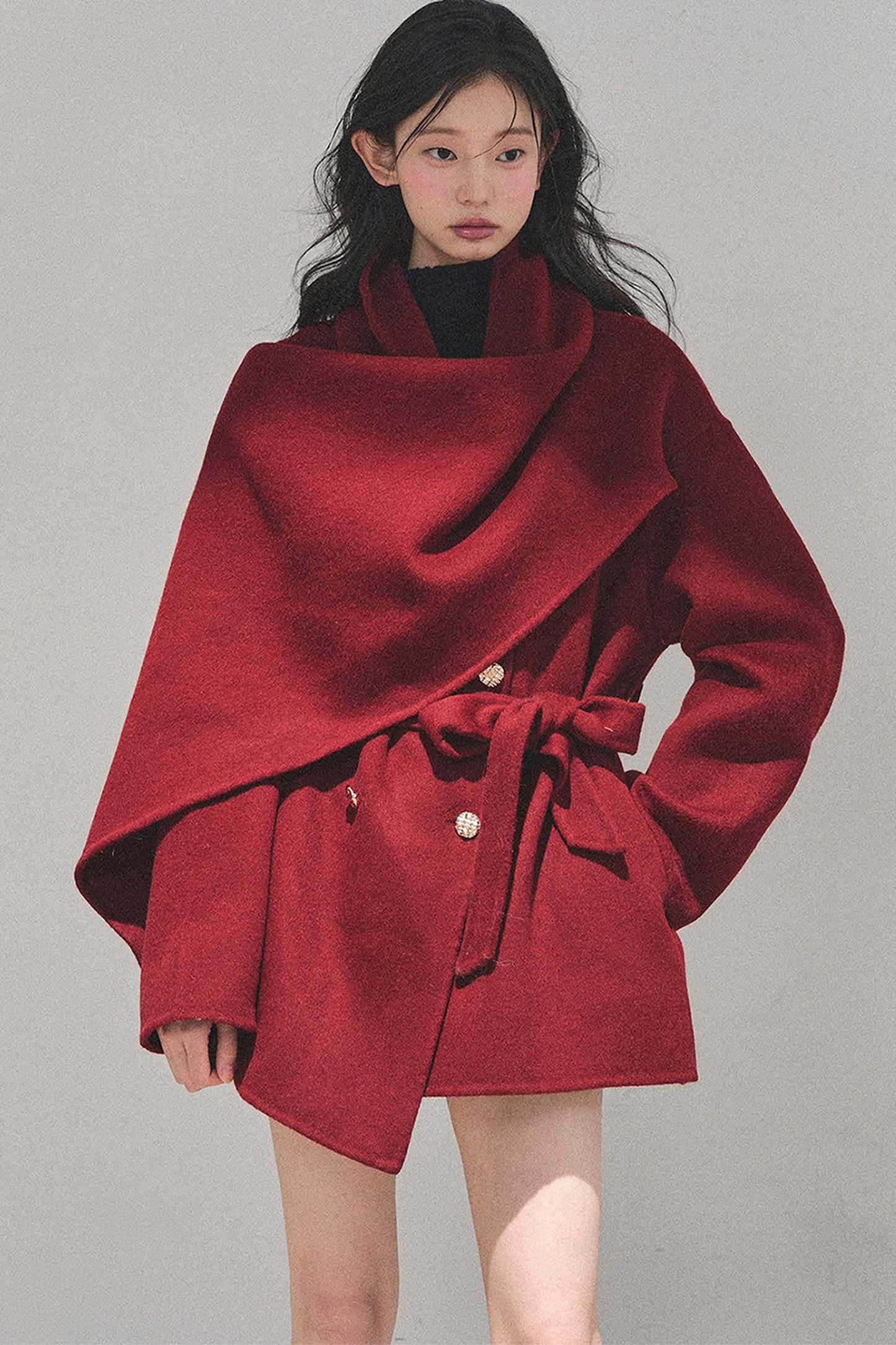 Cappotto invernale in lana francese