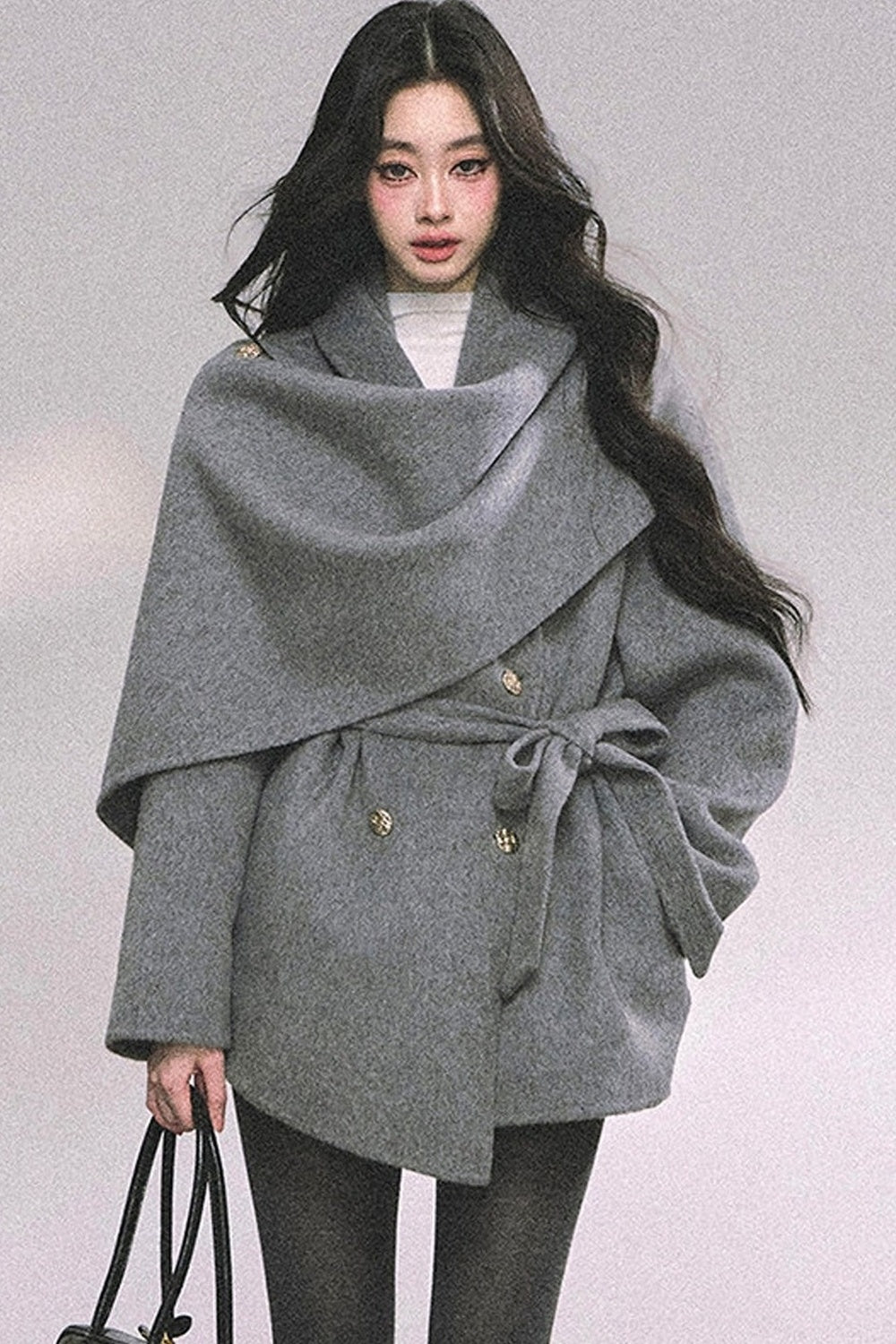 Cappotto invernale in lana francese