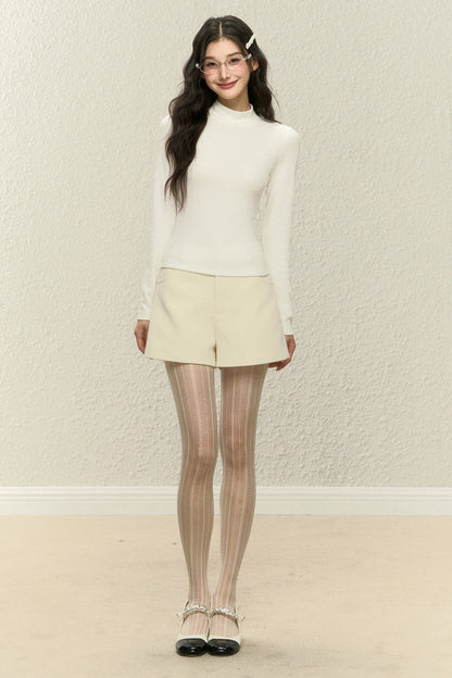 Slim Fit Half-Turtleneck Base Layer Top
