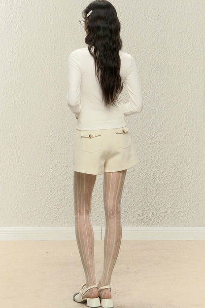 Slim Fit Half-Turtleneck Base Layer Top