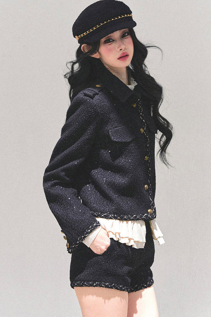 Tweed Style Rich Girl Three-Piece Set-Up