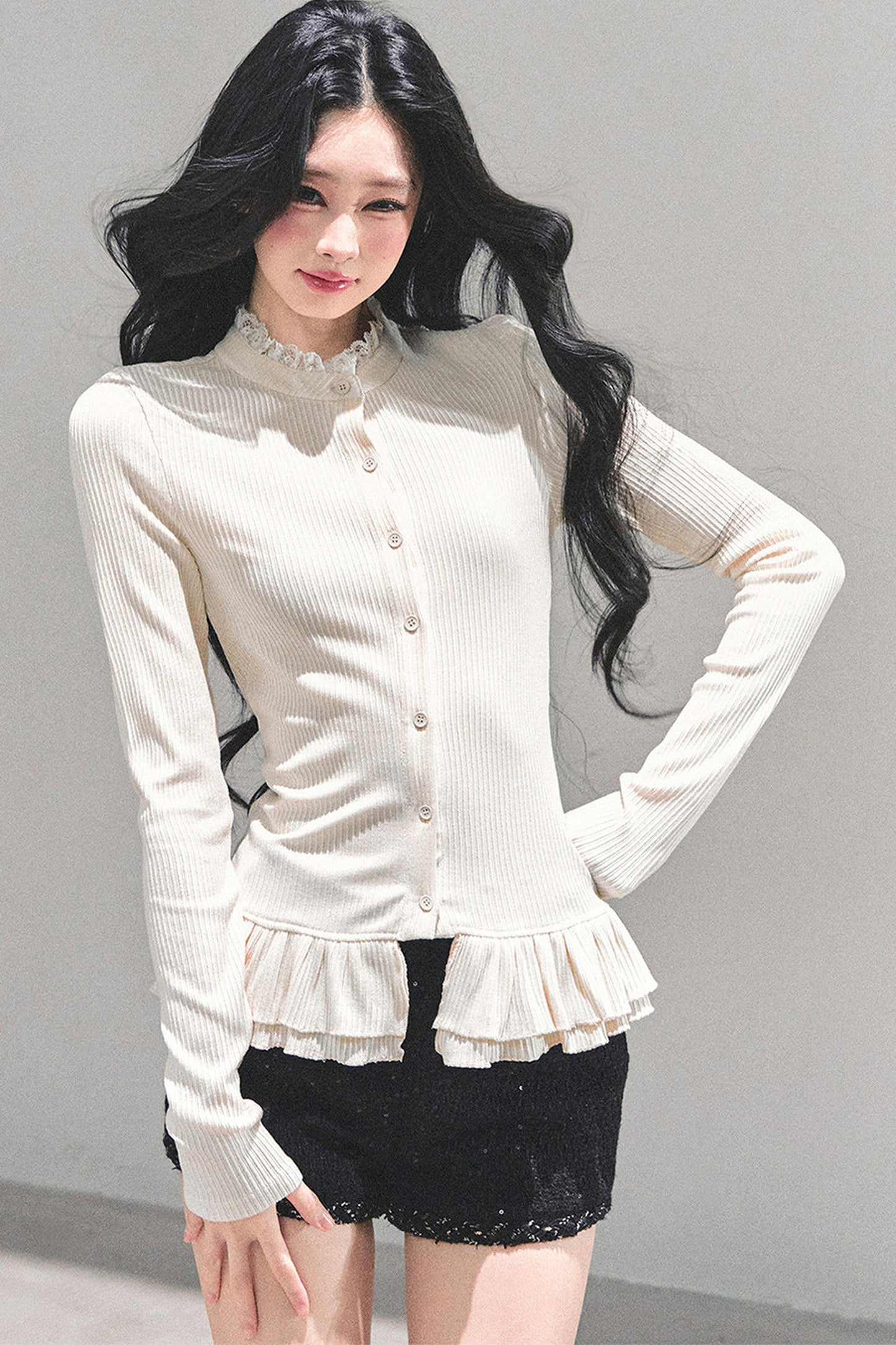 Tweed Style Rich Girl Three-Piece Set-Up