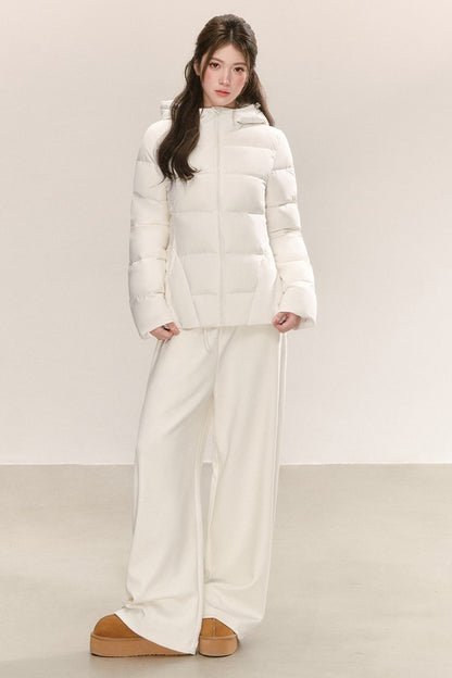 Thickened Knit Wide-Leg Pants