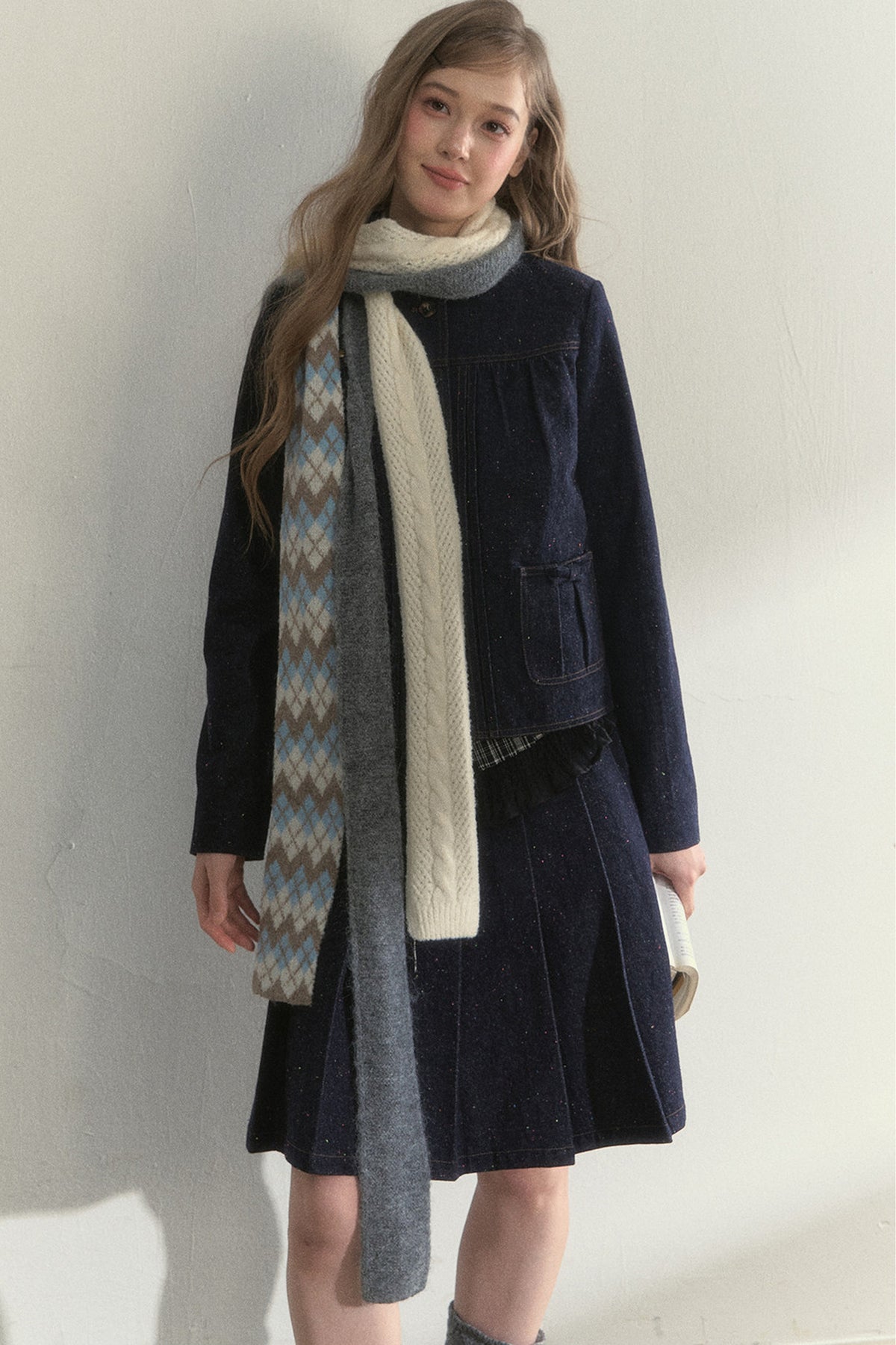 Knitted Ribbon Scarf