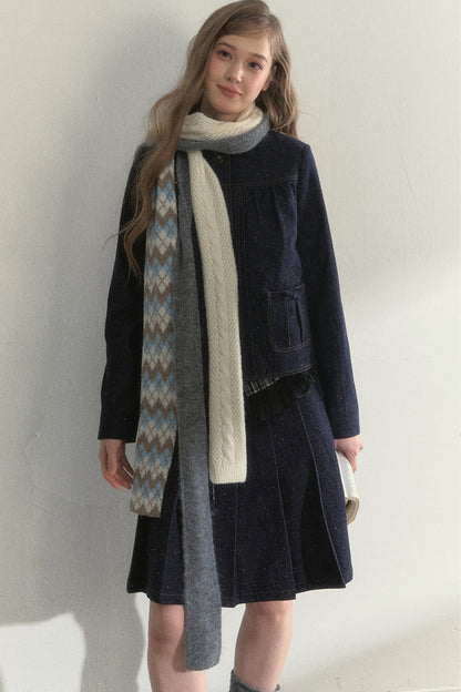 Knitted Ribbon Scarf