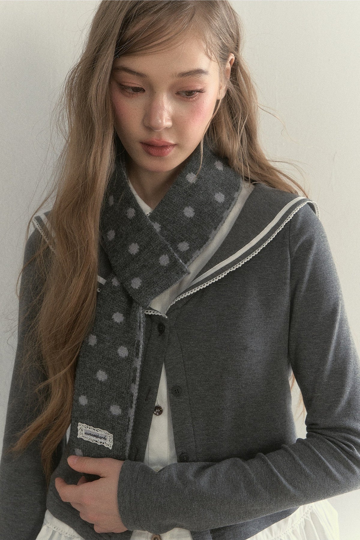 Knitted Ribbon Scarf