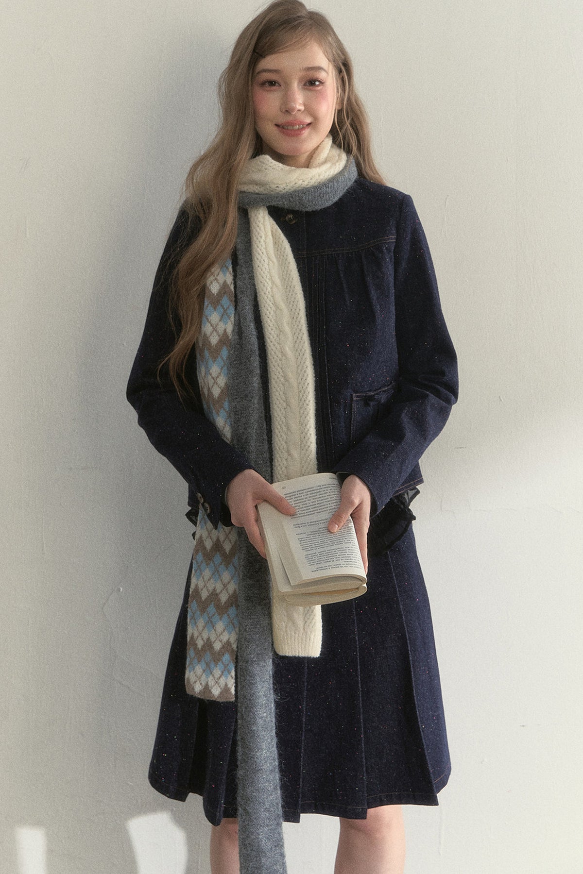 Knitted Ribbon Scarf