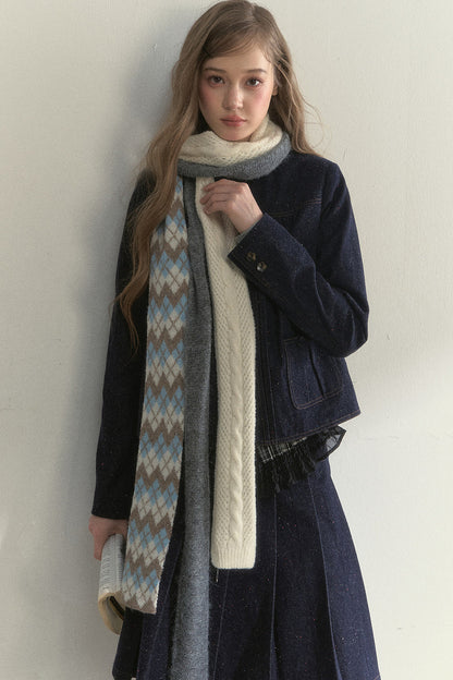 Knitted Ribbon Scarf