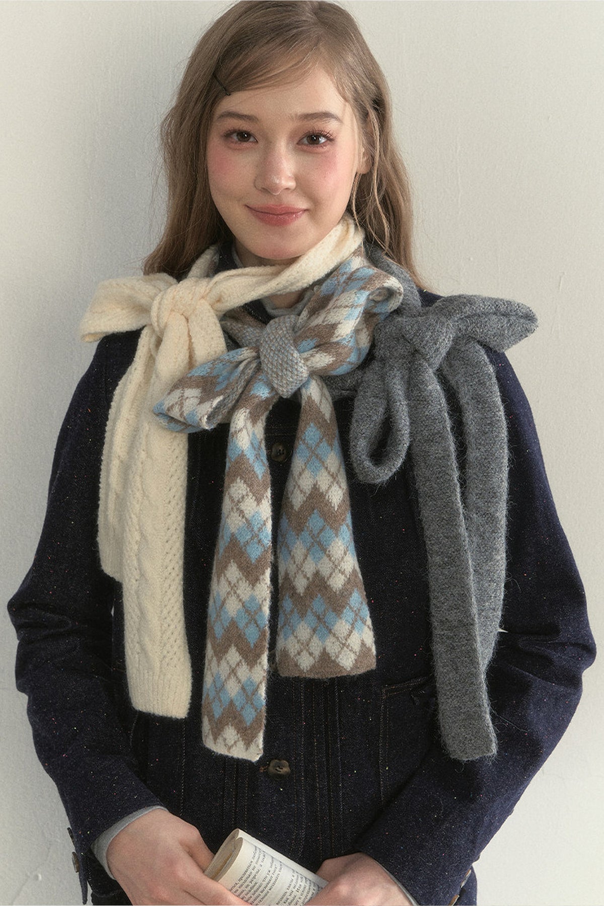 Knitted Ribbon Scarf