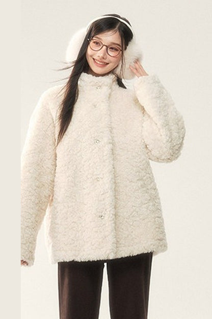Thick Fur Integrated Jacket and Pants Set-Up