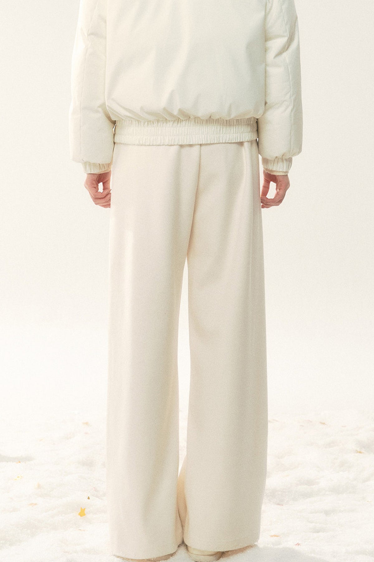 Short Polka Dot Hooded Cotton Jacket and Pants