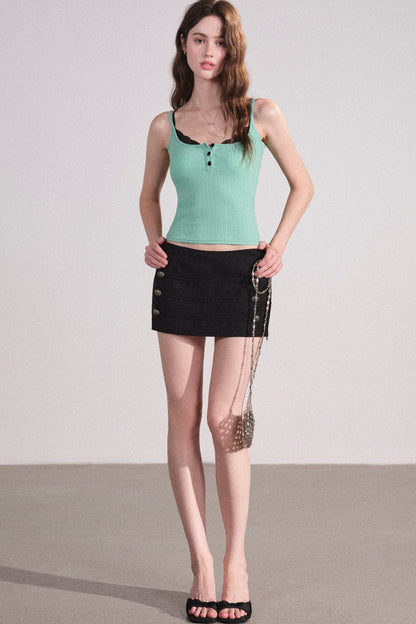 Patchwork Camisole Top