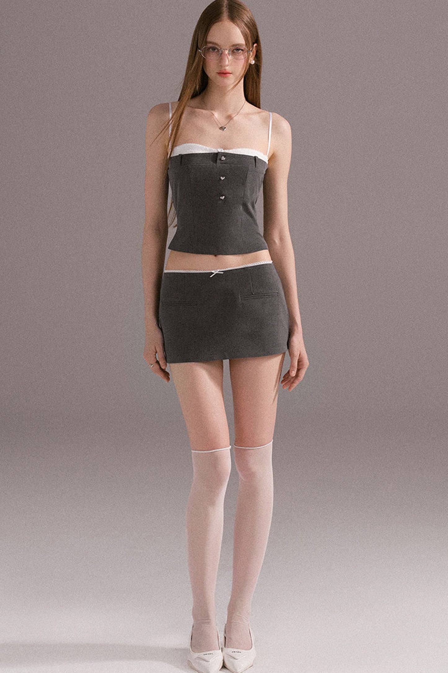 Tailored Mini Skirt