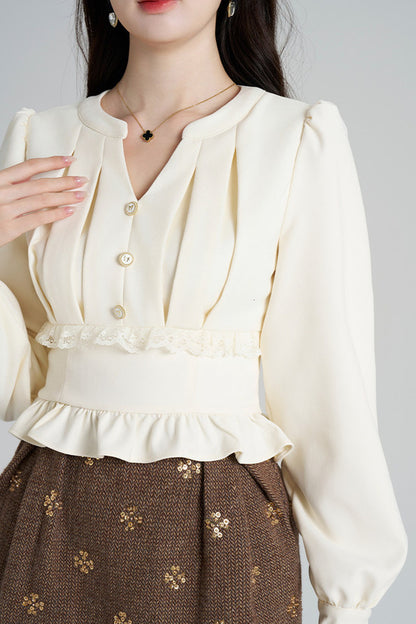 French-Style Shirt and Skirt Set-Up