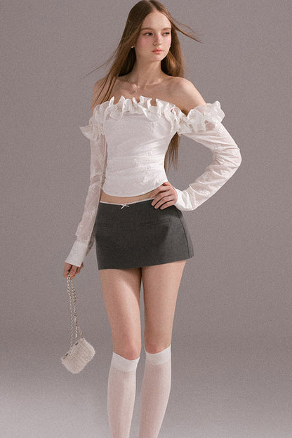 Tailored Mini Skirt