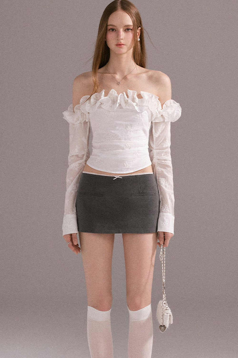 Tailored Mini Skirt