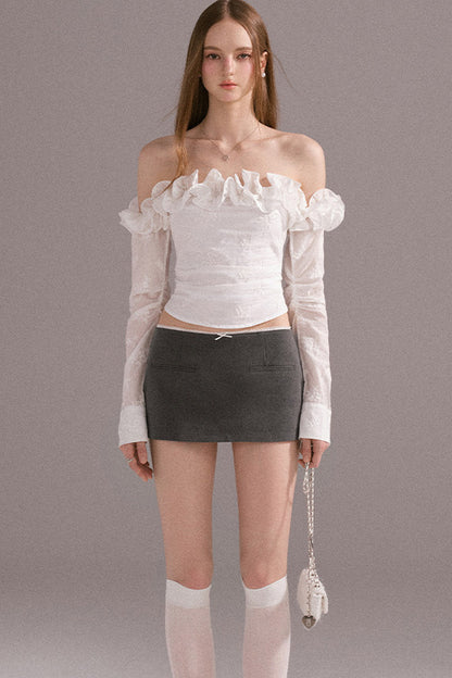Tailored Mini Skirt