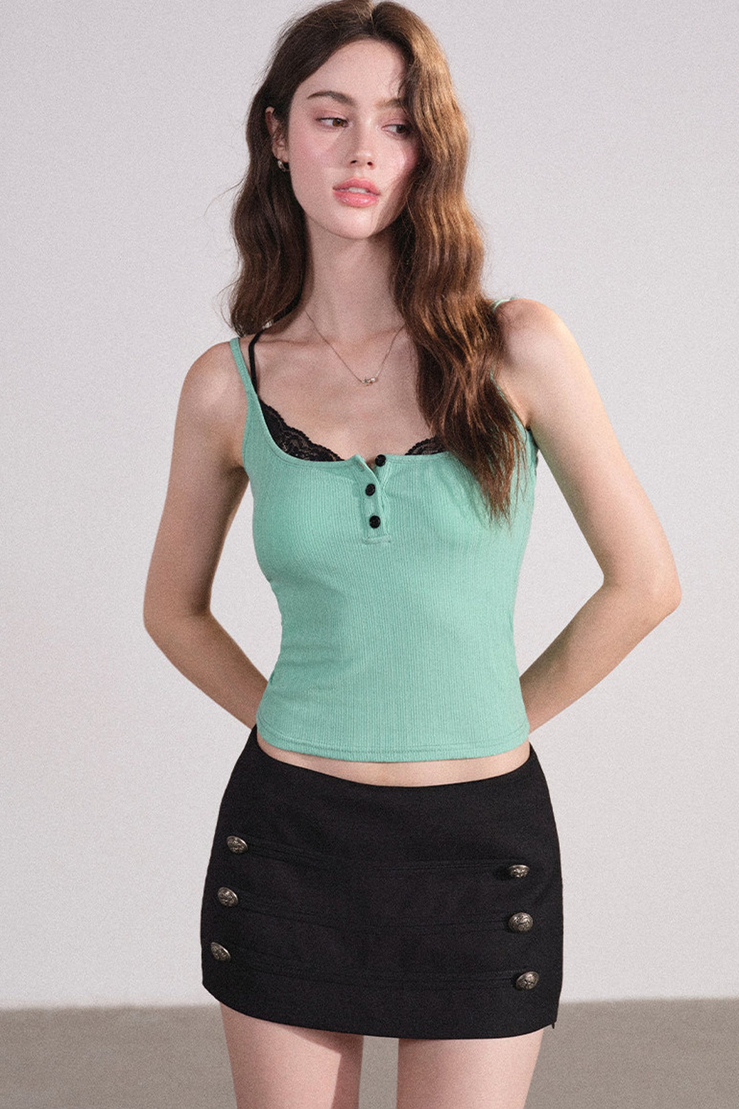 Patchwork Camisole Top