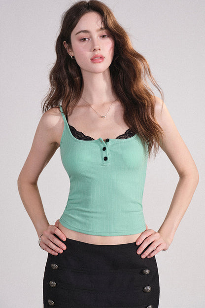 Patchwork Camisole Top