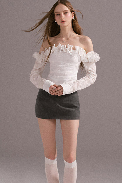 Tailored Mini Skirt