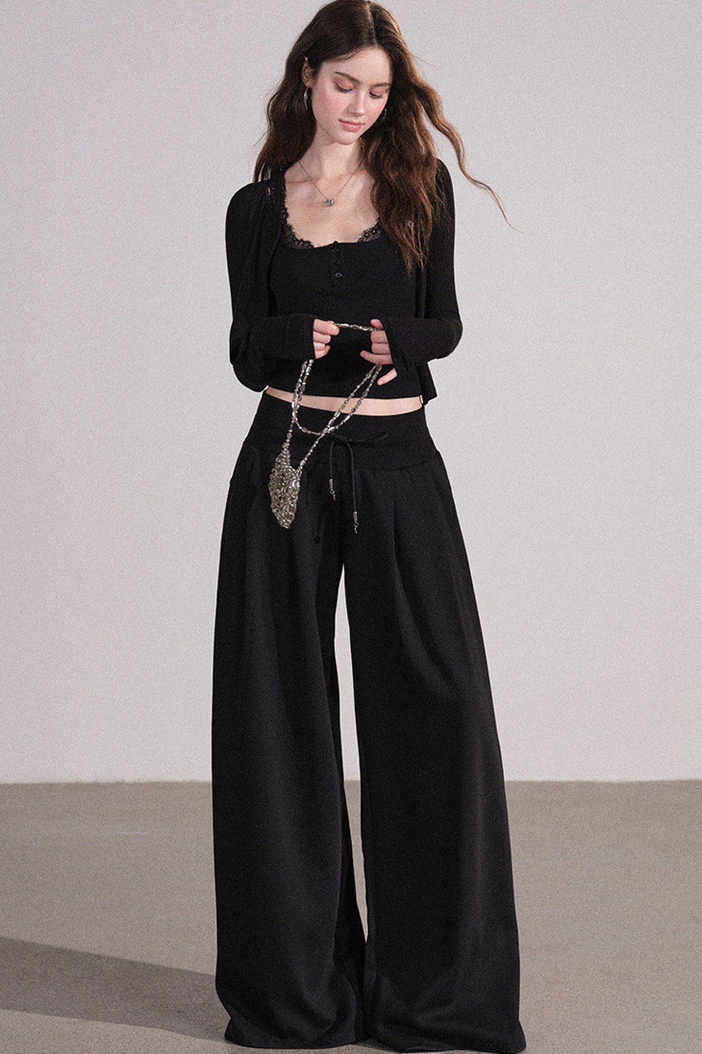 Lace Cardigan and Vest Set-Up