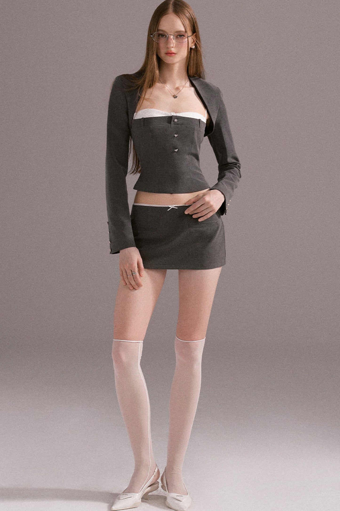 Tailored Mini Skirt