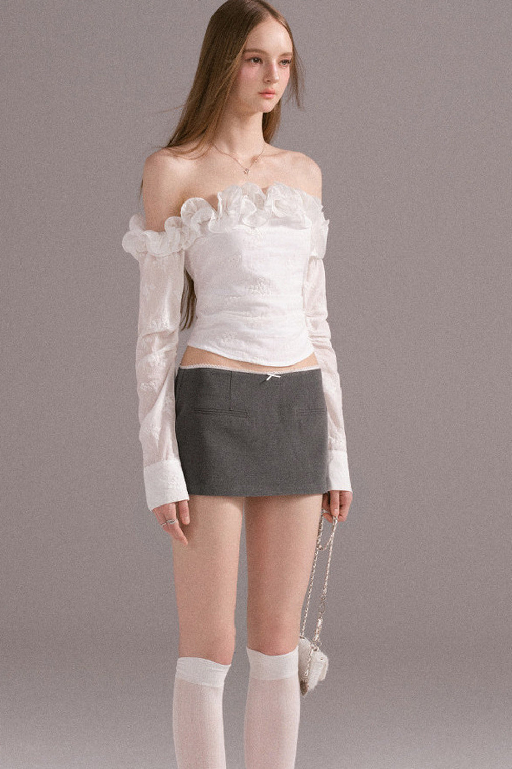 Tailored Mini Skirt