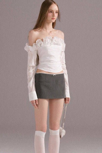 Tailored Mini Skirt