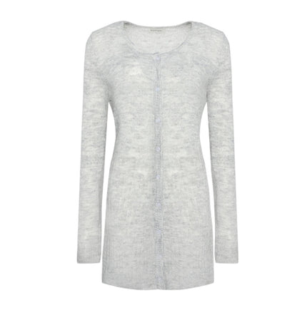 Star Jacquard Knit Cardigan Top