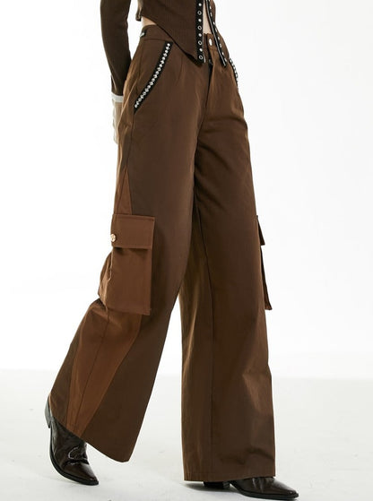 American Vintage Cargo Wide-leg Pants