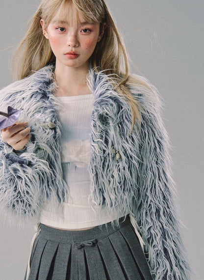 Loose fit fur Coat