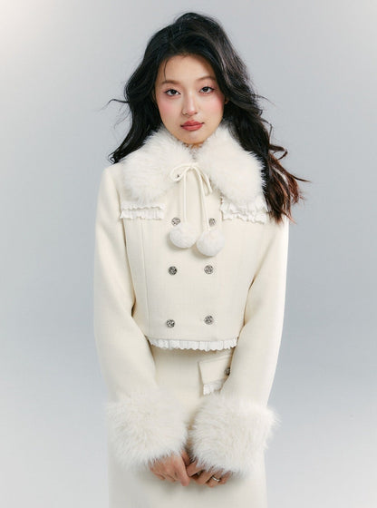 White Lovers woolen small Set