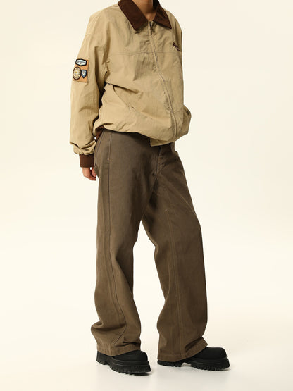 American Retro Brown Pants