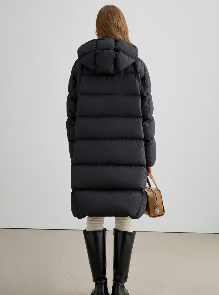 Medium-Length Hooded Bread Jacket