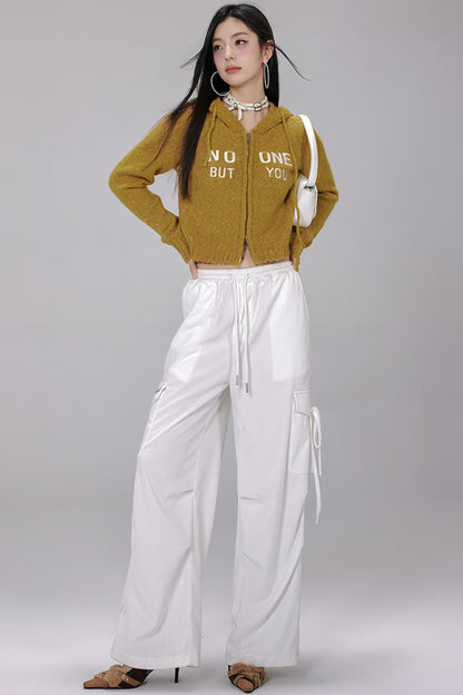 Vintage Knit Hooded Sweater