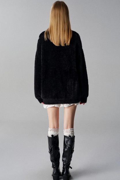 Gilded Dreams Jacquard Sweater