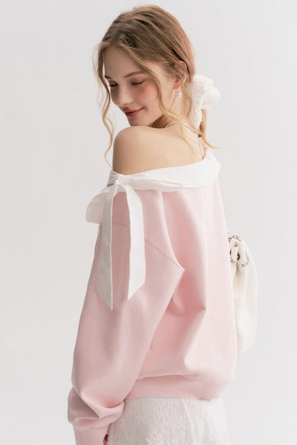 Balletcore Lace Sweatshirt