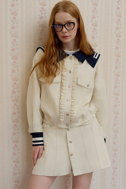 Navy Fashioned Jacket Set-Up