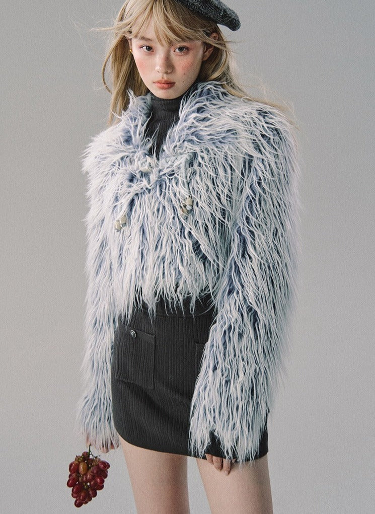 Loose fit fur Coat