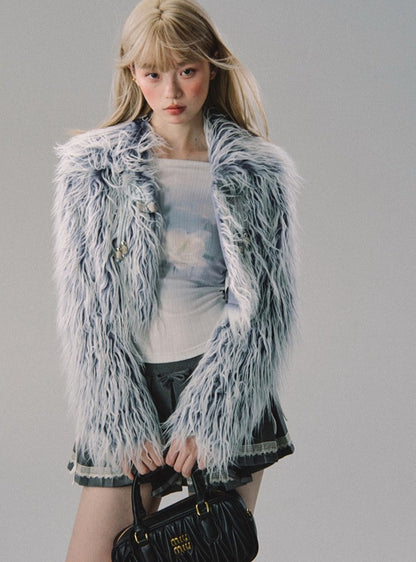 Loose fit fur Coat