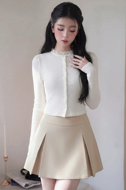 Wool Blend Pullover Top