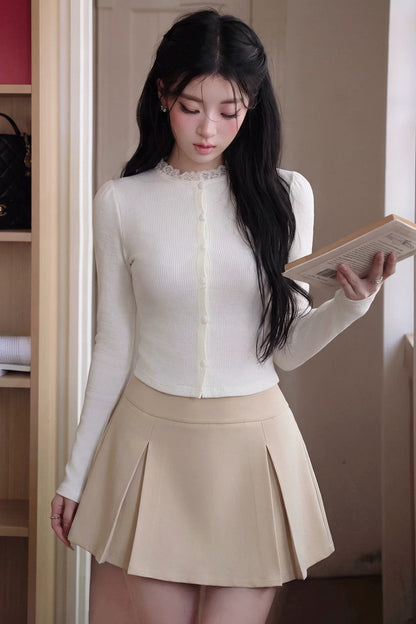 Wool Blend Pullover Top