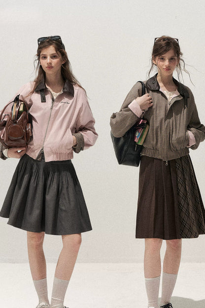 Reversible Houndstooth Jacket
