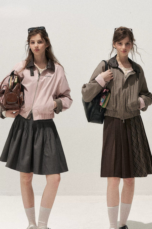Reversible Houndstooth Jacket